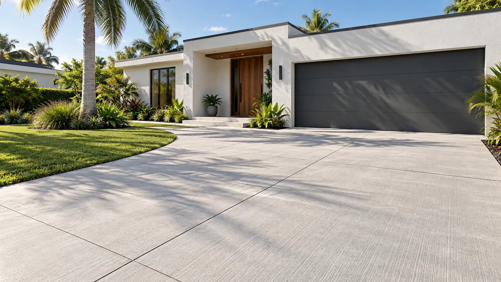 Concrete surface