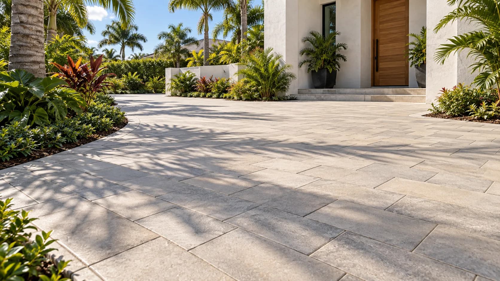 Pavers surface