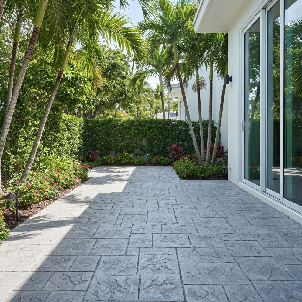 Stamped Patio in Miami, FL